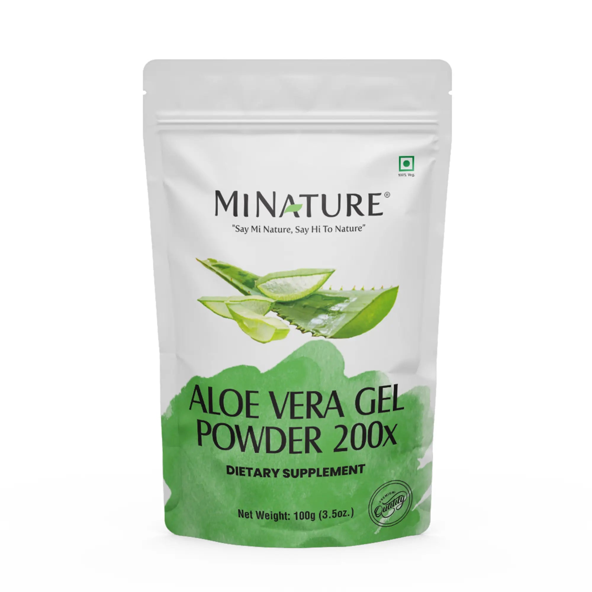 Aloe vera gel 200x powder