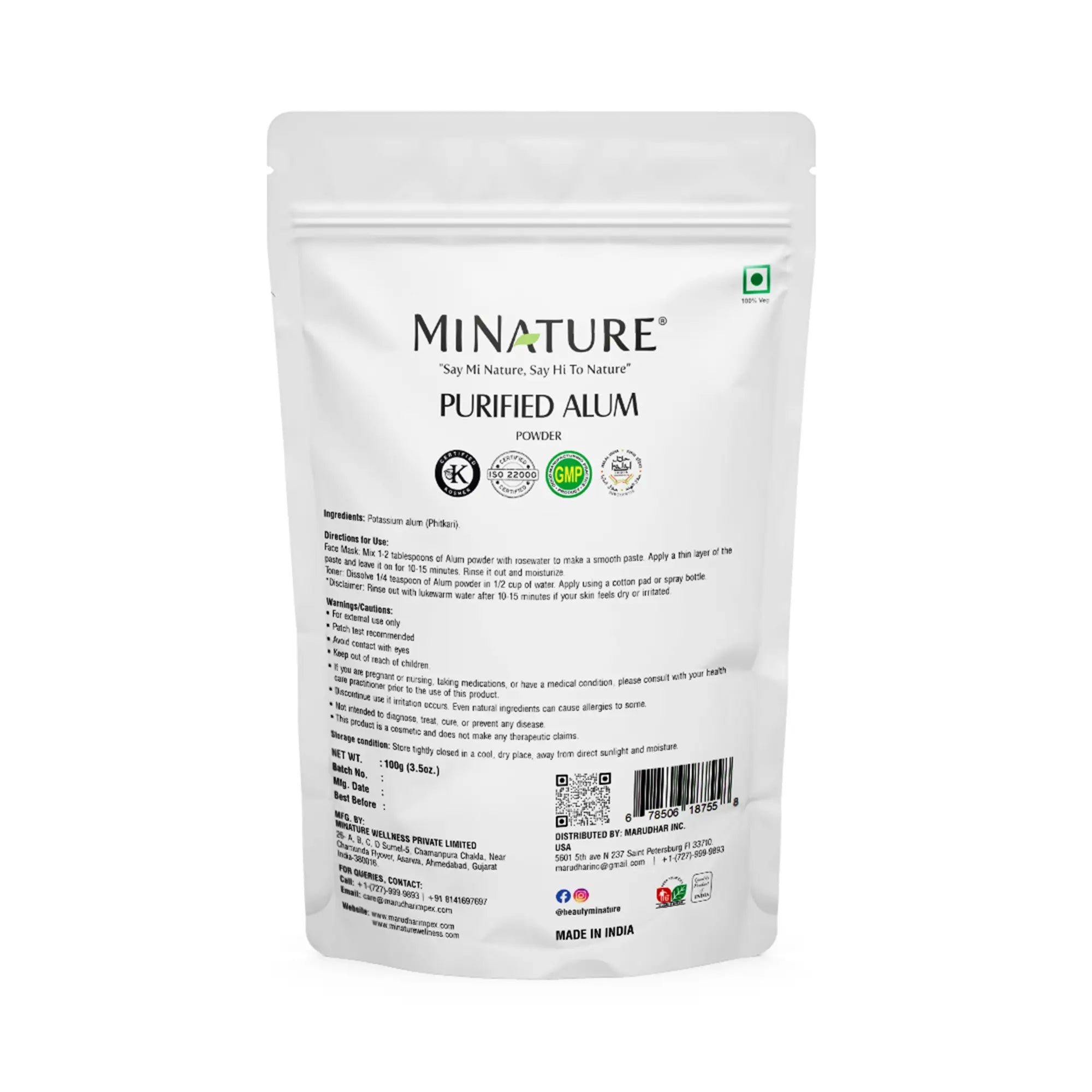 Alum powder