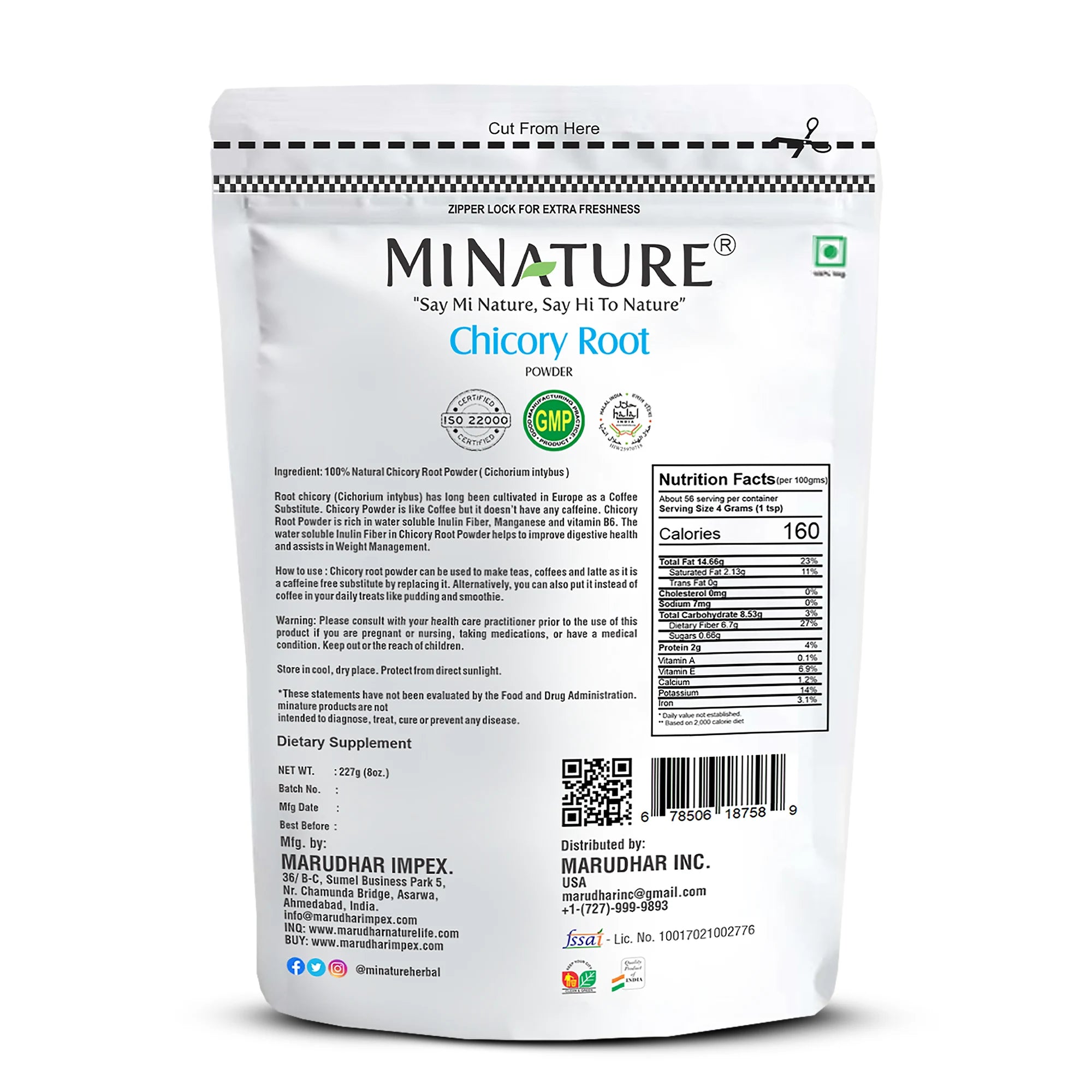 Chicory root Powder