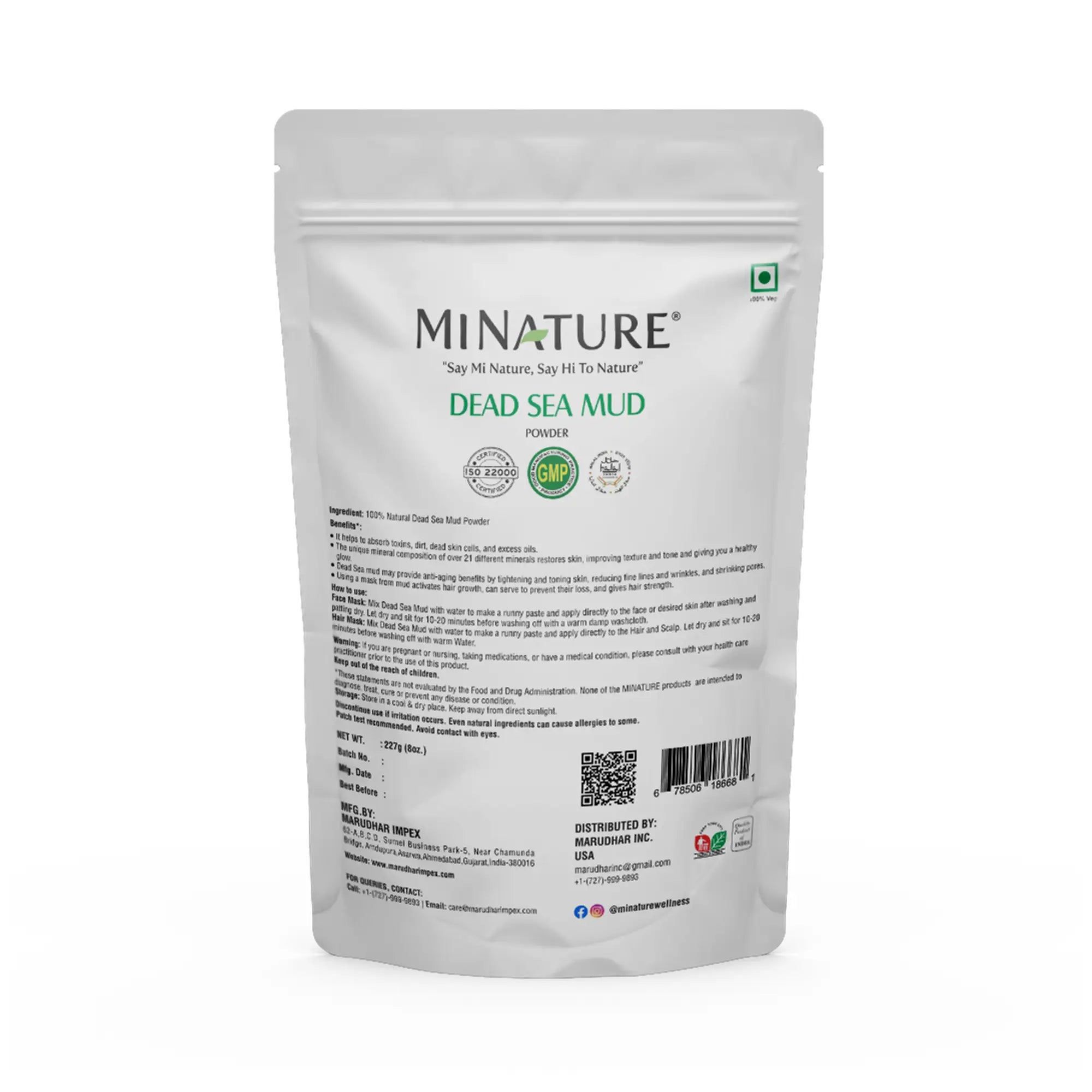 Dead sea mud powder