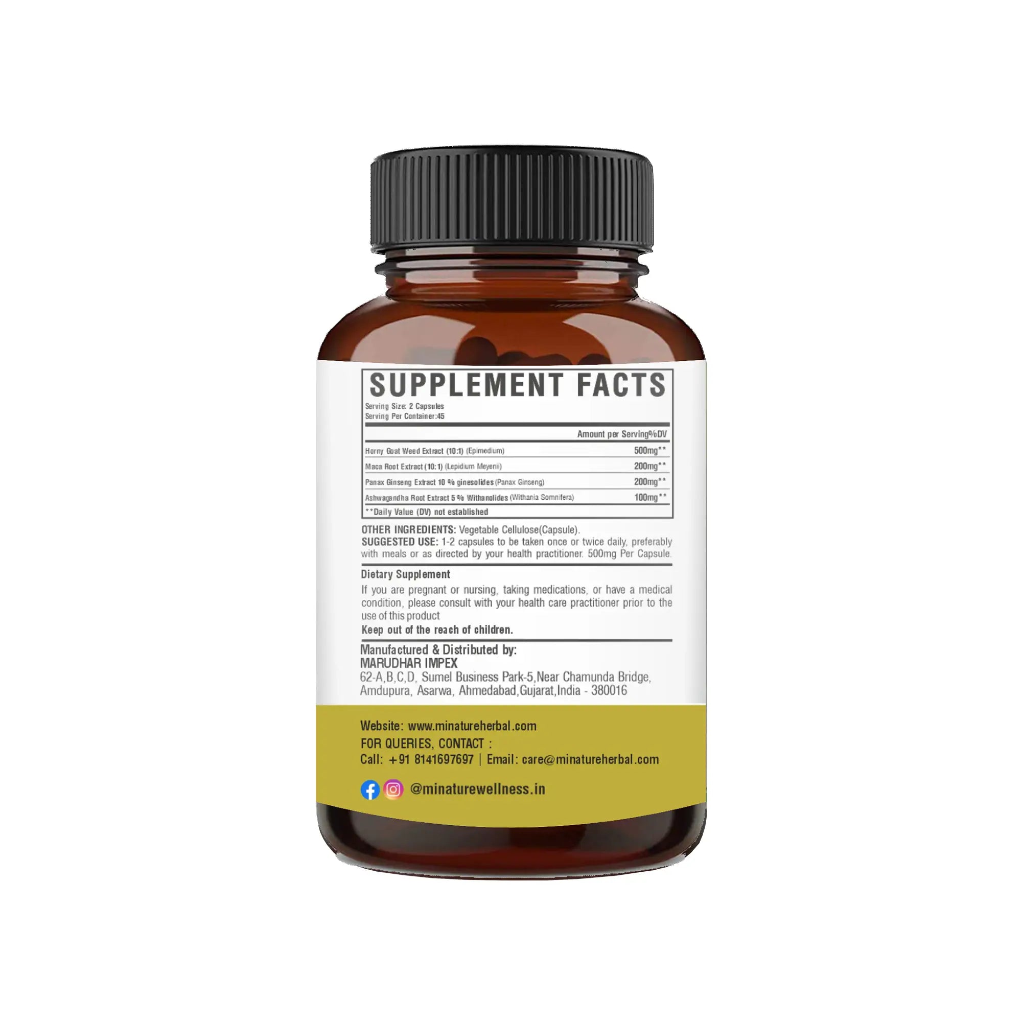 Horny Goat Weed Extract Capsules
