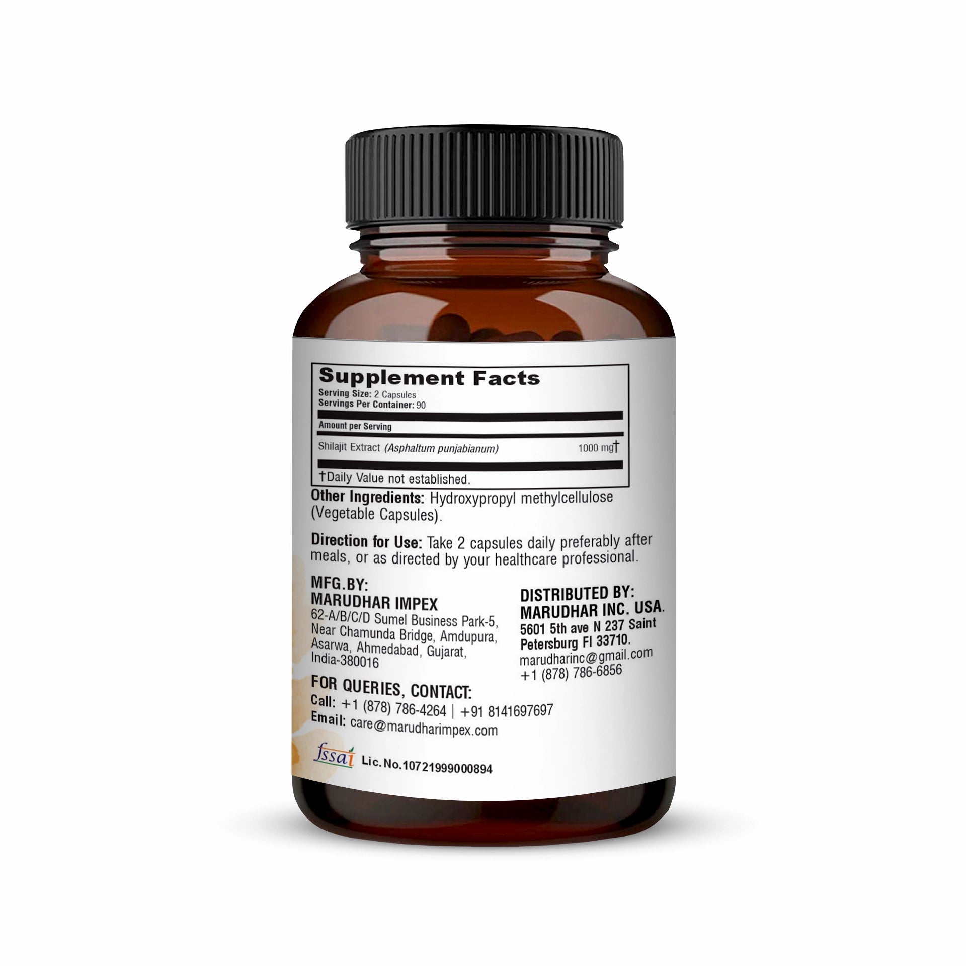 Shilajit capsules